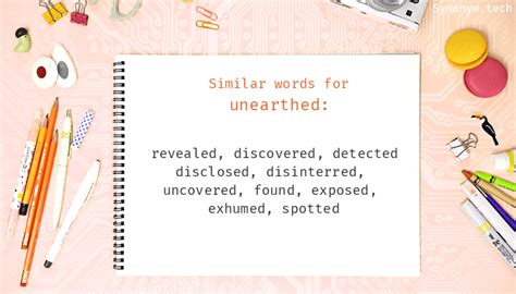 unearthing synonym